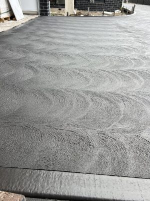 Freshly finished concrete surface texture
